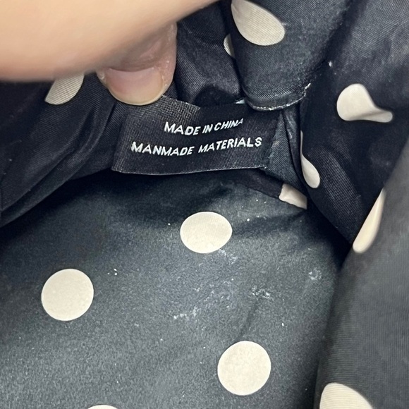 Anne Klein Black Structured Double Handle Dome Satchel Purse Bag - Picture 8 of 12